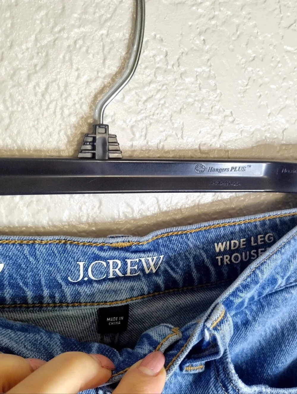 J. Crew wide leg High Rise trouser jeans Sz 27